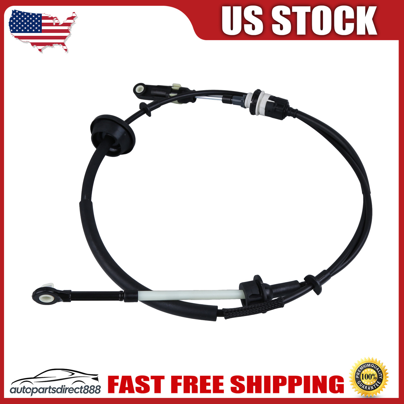 Shift Control Cable For Ram 2500 12-18 Ram 3500 11-23 Black 68261253AC