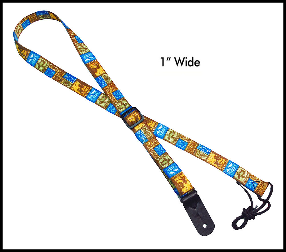 Legacystraps Mandolin Strap Ukulele Strap Tiki Design