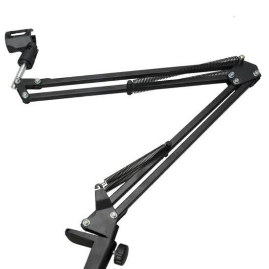Universal Desk Cantilever Microphone Stand Foldable Adjustable Tripod MIC Holder
