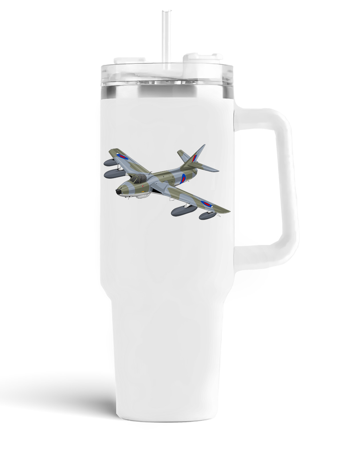 Hawker Hunter Stainless Steel Quencher Tumbler - 40oz.
