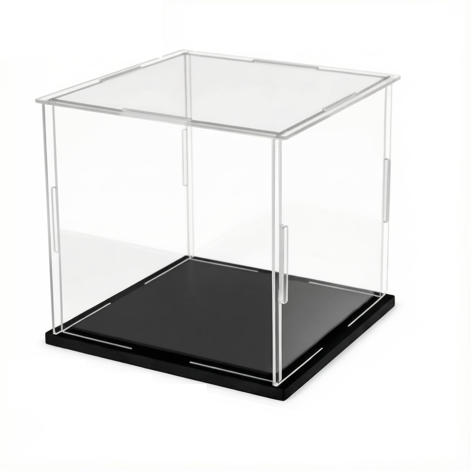 IDAFSA Clear Acrylic Display Case, 6x6x6 inch (15x15x15cm)