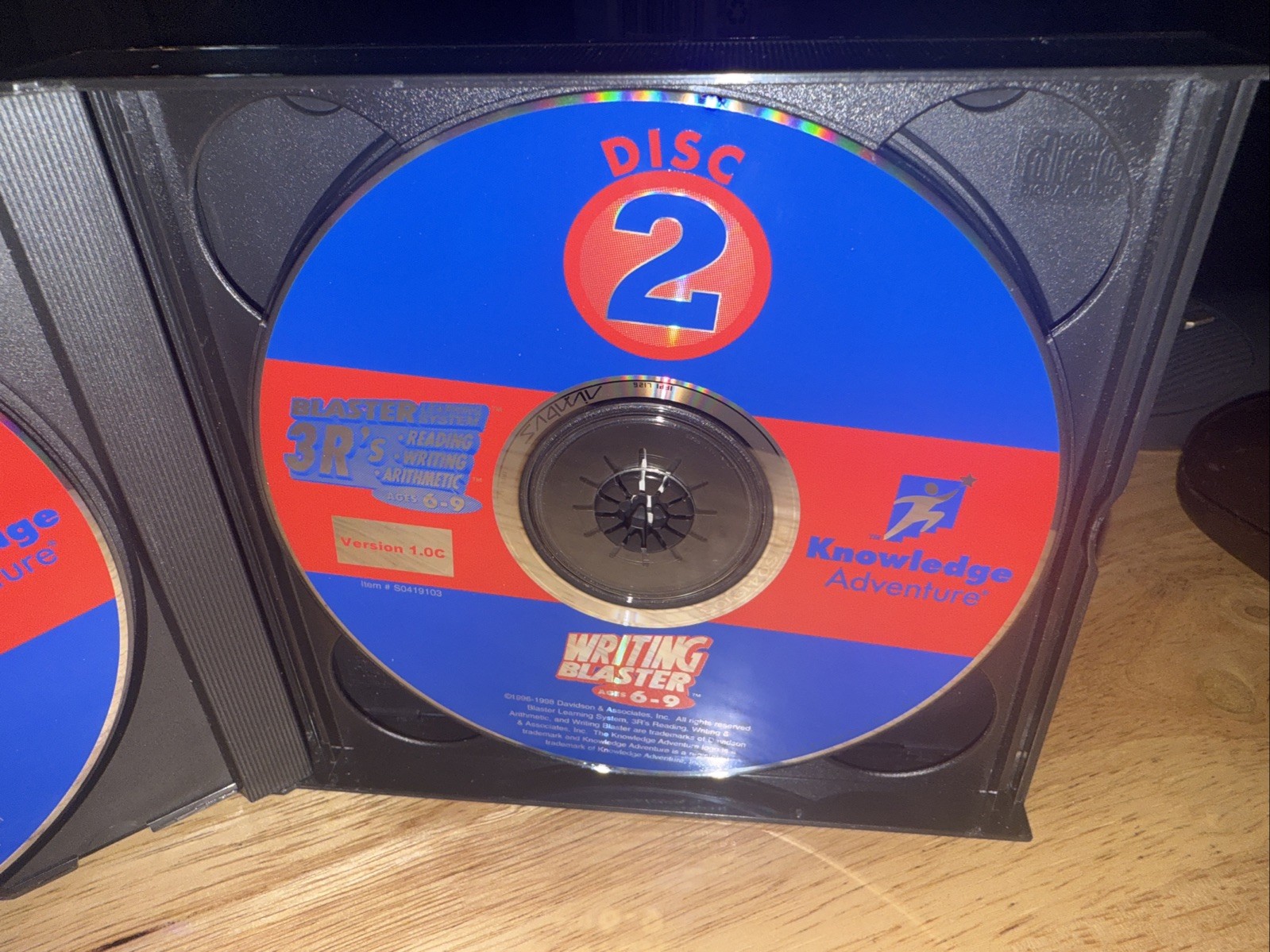 Knowledge Adventure 3R’s Reading Writing Arithmetic Blaster 3CD Ages 4-6