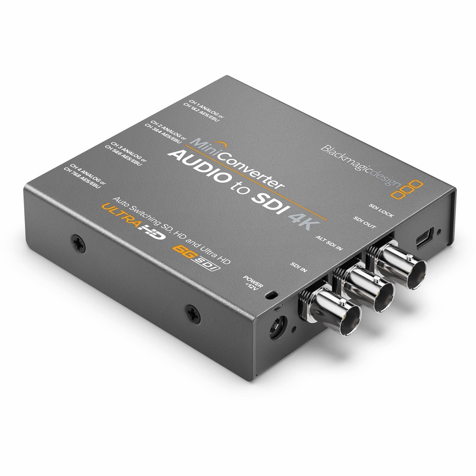 Blackmagic Design Mini Converter Audio to SDI 4K New In Sealed Box