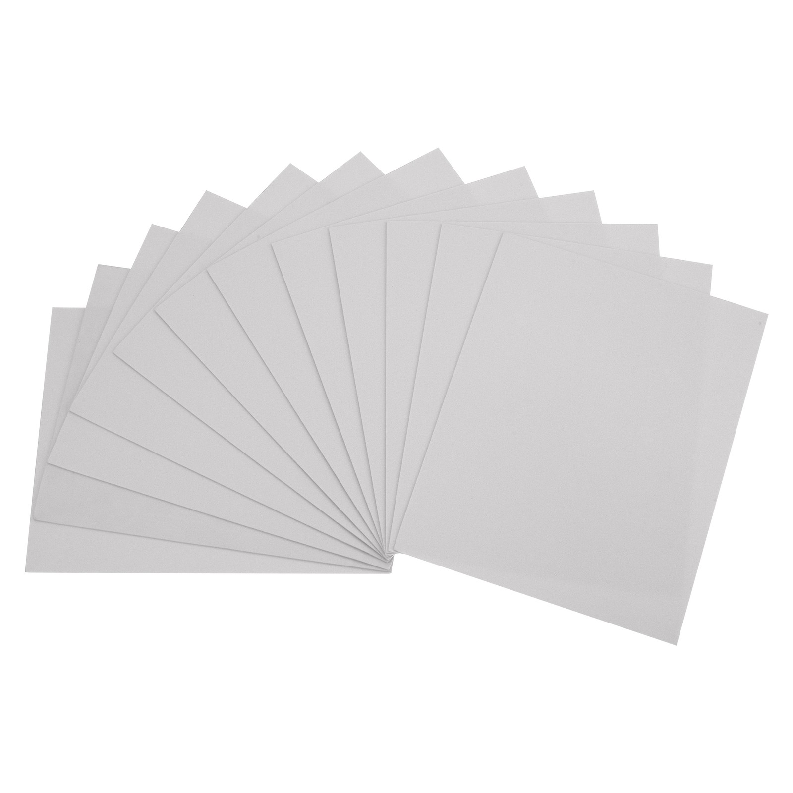 12 x Light Grey EVA Foam Sheets 11 x 8 inch 1.8mm Thickness