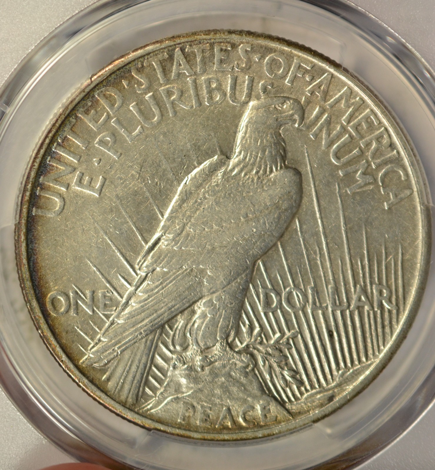 1921 Peace dollar, PCGS XF45