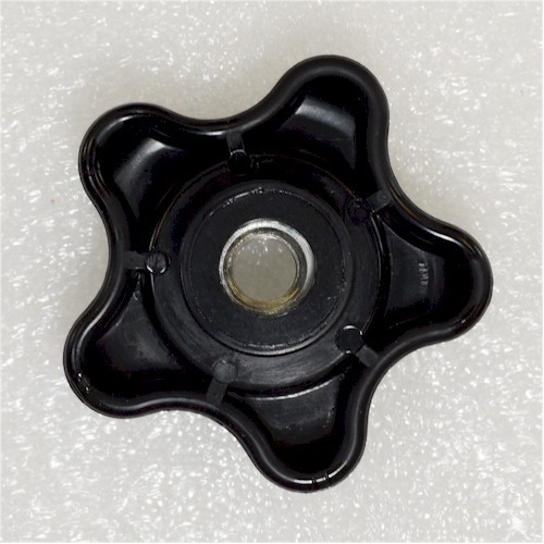 5X! Thermoplastic 2-5/16" Five Point Threaded Through Hole Knob, 3/8"-16 Thread