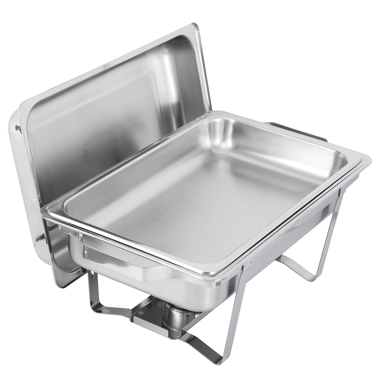 8Pack Stainless Steel Rectangular Chafing Dish Full Size Buffet Catering 8 Quart