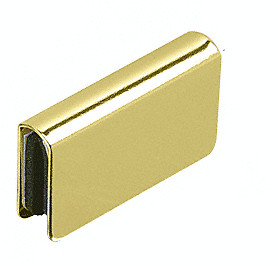 CRL Brass Rectangular Strike Plate 1-9/16" x 15/16" Polished Door Hardware