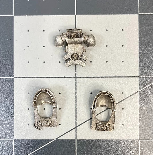 Black Templars 40K FIRSTBORN BACKPACK & SHOULDER PAD SET metal bitz GW bits YY25