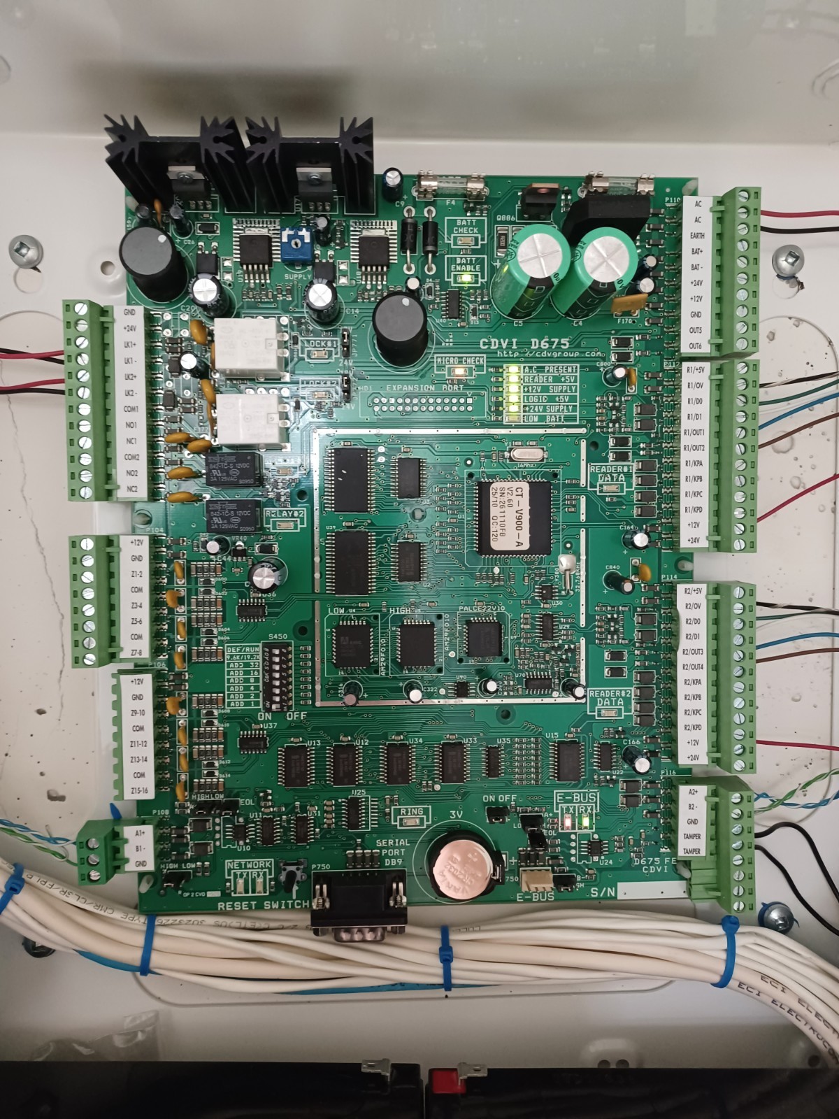 CDVI CTV900A 2-Door Controller for CENTAUR with CDVI PCB ONLY- Working