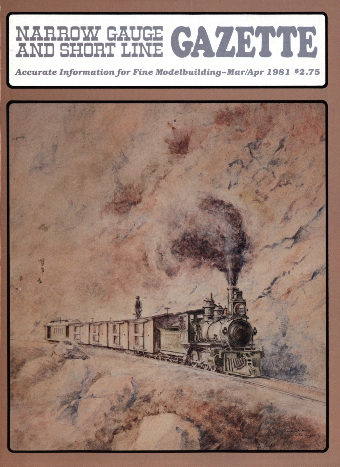 Narrow Gauge and Short Line Gazette Magazine Mar/Apr 1981 Saratoga Mine