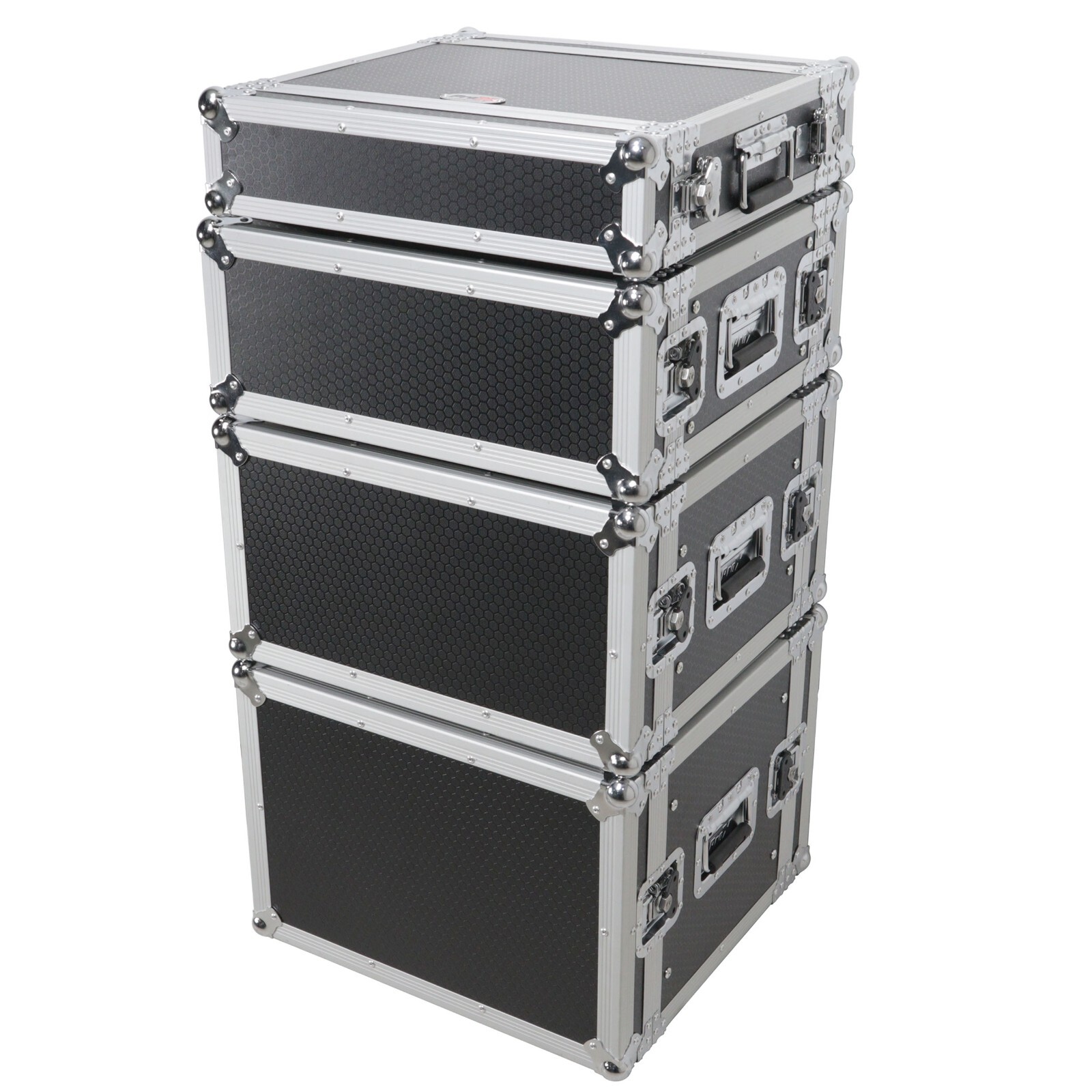 ProX X-4UE 4 Space ATA Rack Road Case 14" deep DJ Effects Case by Prox