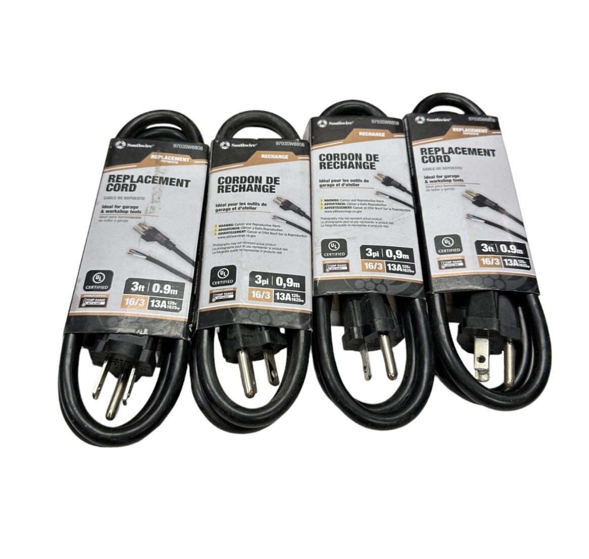NEW Southwire Power Cord 9703SW8808 (LOT OF 4) **SALE**
