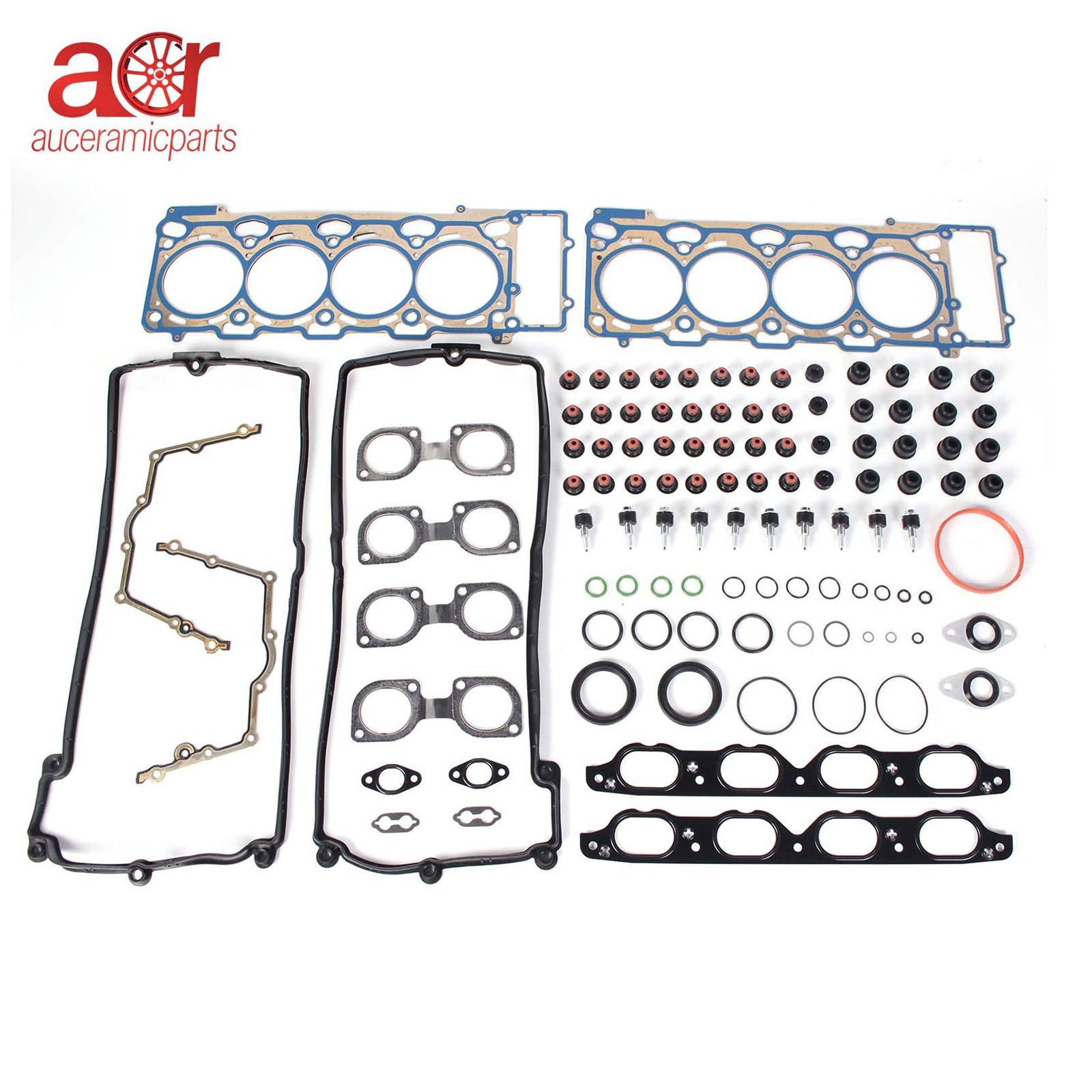 Engine Cylinder Head Gasket Set Fit BMW 545i 645Ci 745i 745Li X5 4.4L V8 N62B44A