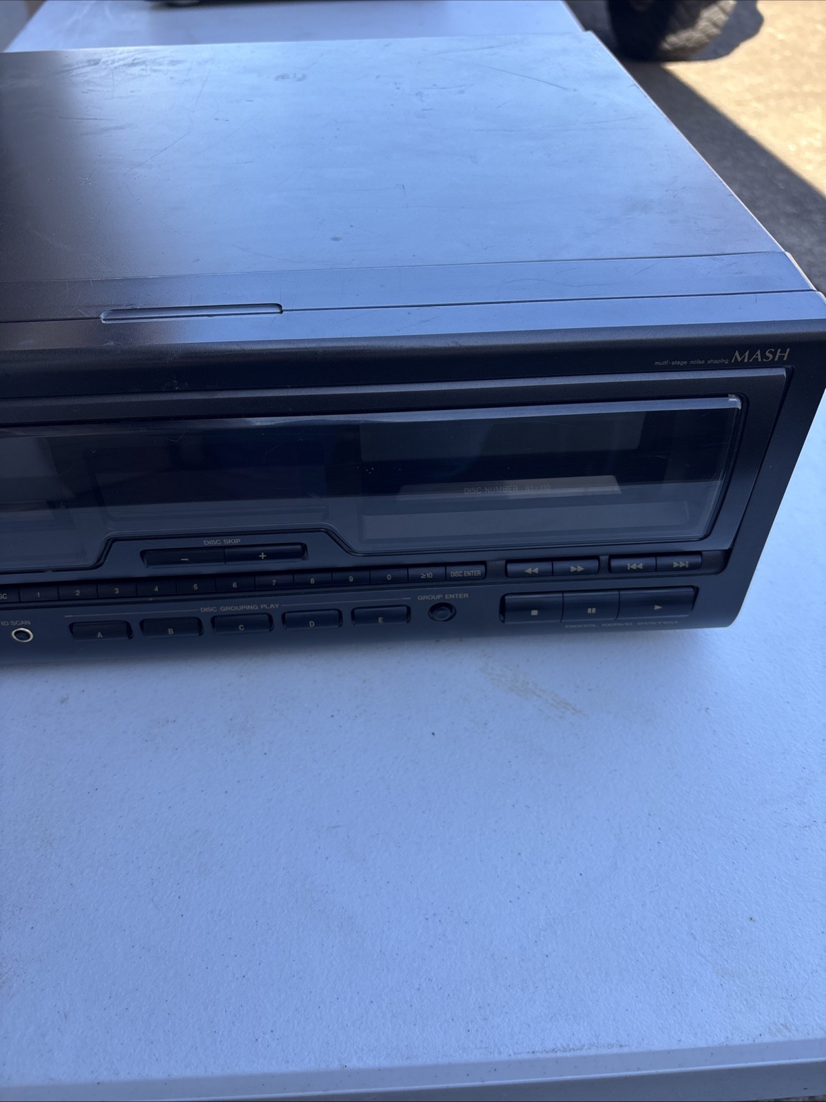 technics sl-mc400 -CD DISC CHANGER~FOR PARTS NOT WORKING