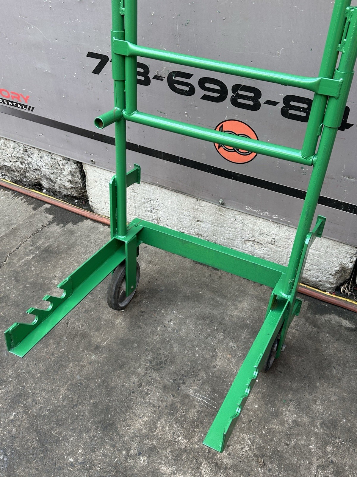 Greenlee 916 Wire Cable Reel Transporter Cart Nice Unit #BG5