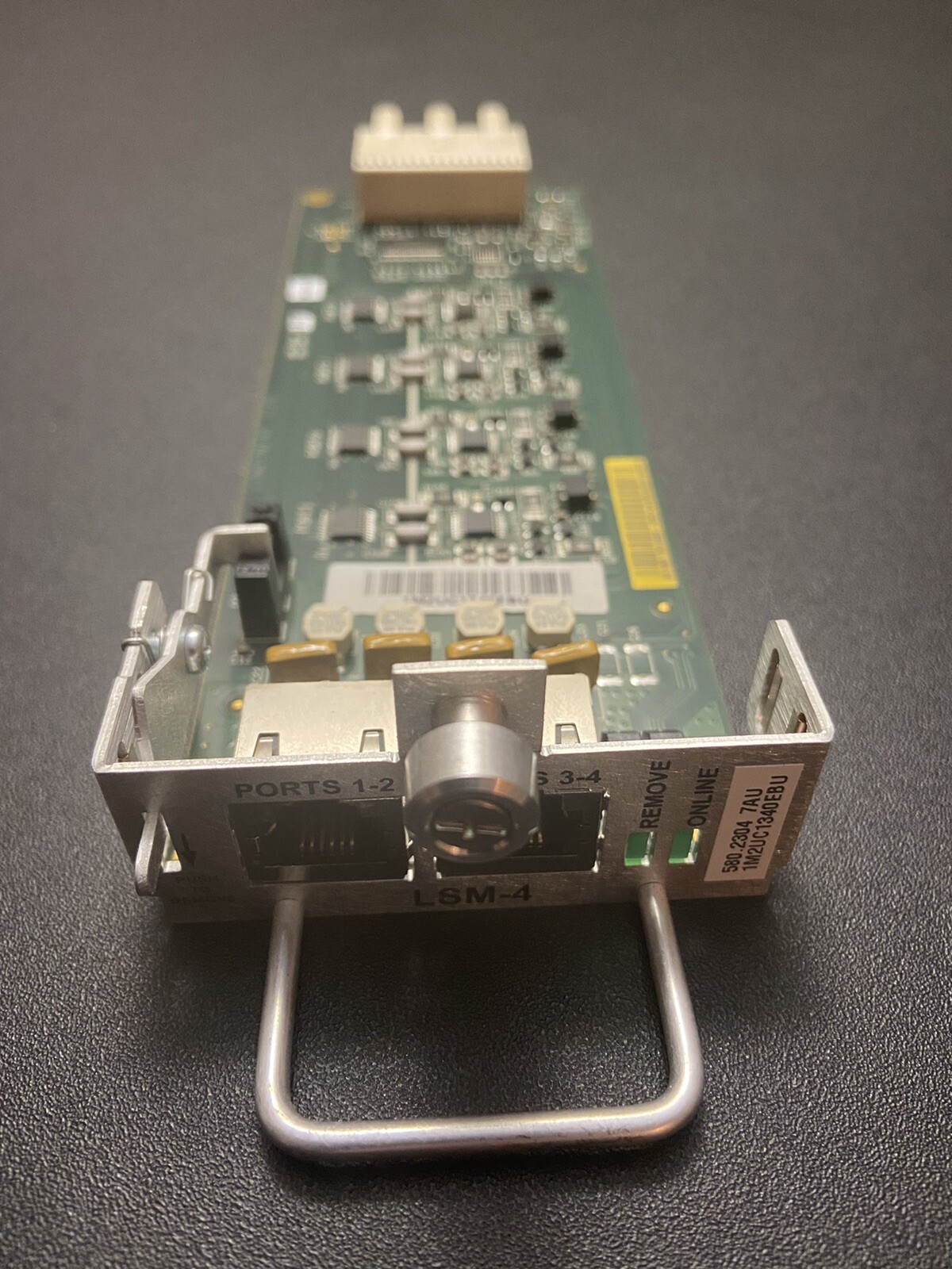 Inter-Tel 580.2304 LSM-4 4 Port Analog CO Line Circuit Card (Tested)