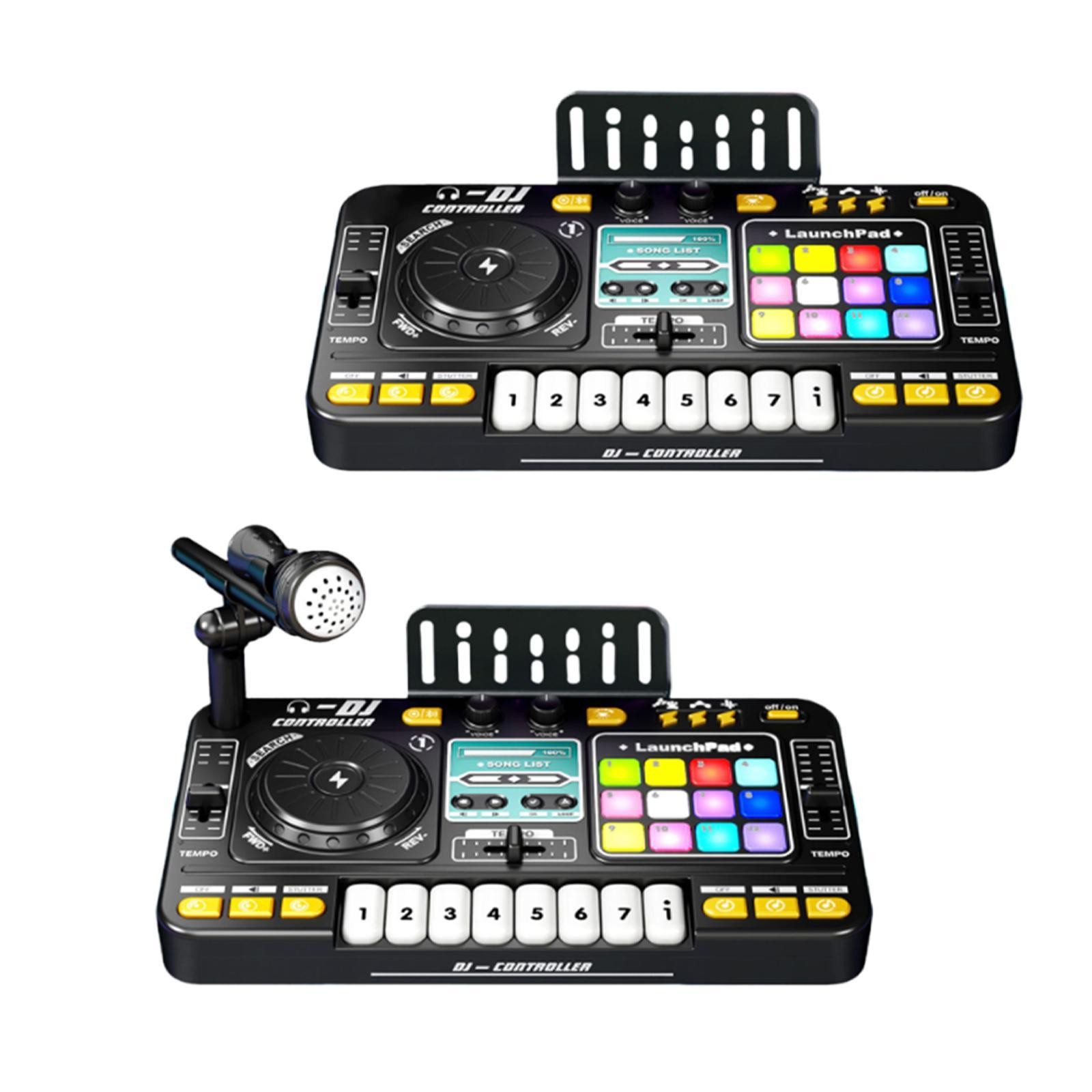 Baby Musical DJ Set for Kids Musical Toy Gift Electronic Keyboard Turntable