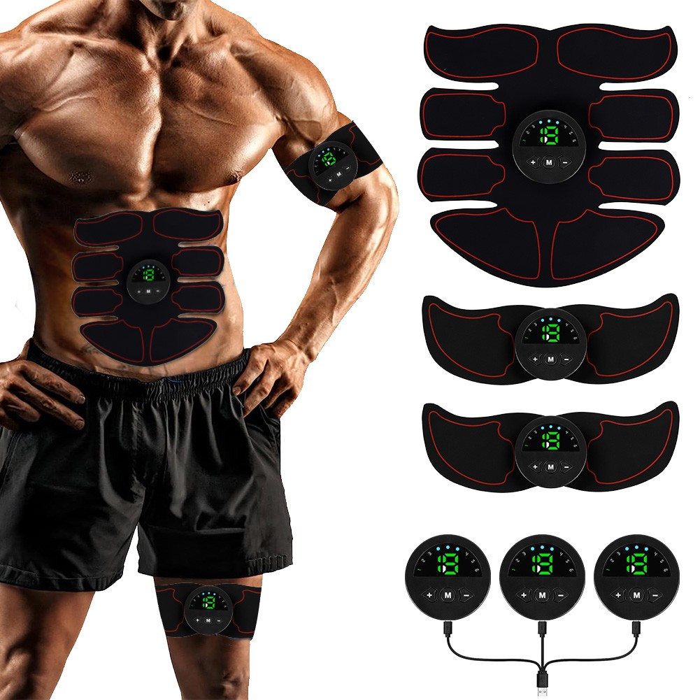Abs Stimulator Toner Massager Abdominal Trainer Muscle Fitness Body Exercise US