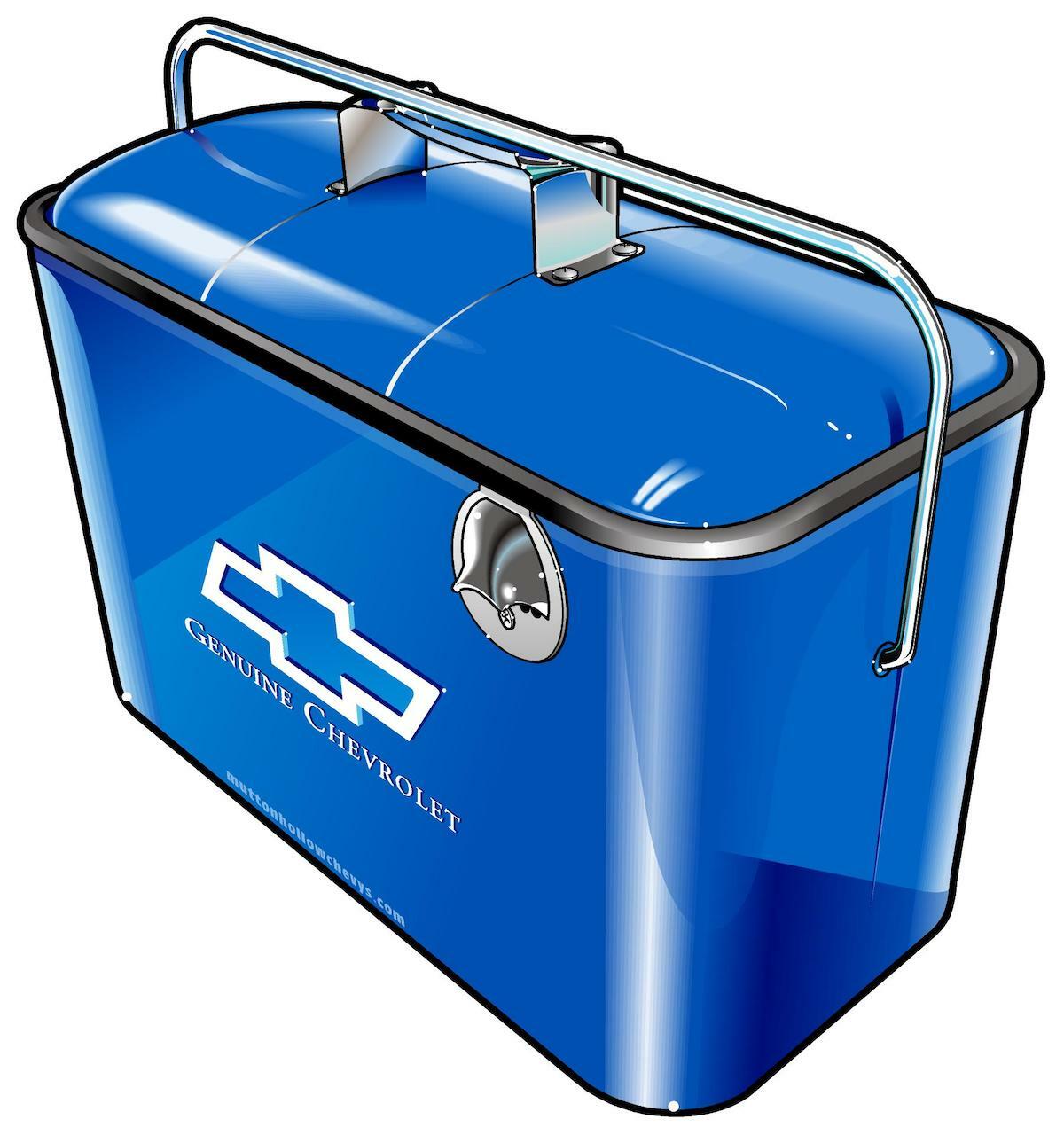 Chevy Cooler Genuine Chevrolet 1955 1956 1957 1958 Blue