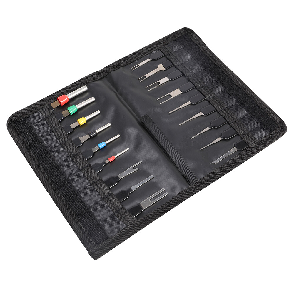 18x Heavy Duty Car Terminal Removal Kit Wire Connector Pin Release Tool
