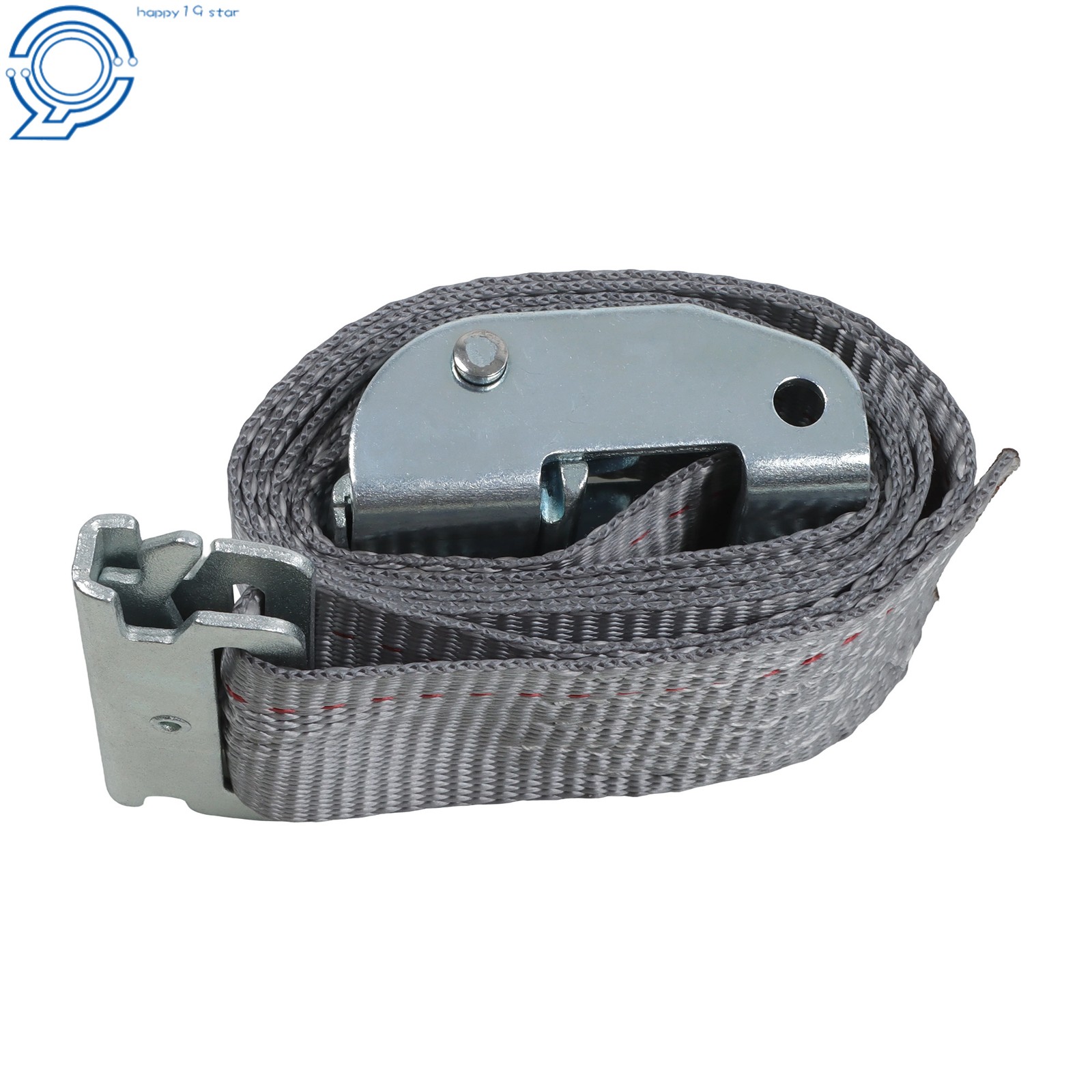 Steel E Track Tie-Down Rail Kit 2× 5' E Track Rails 12’ 16’ 20’ Ratchet Straps