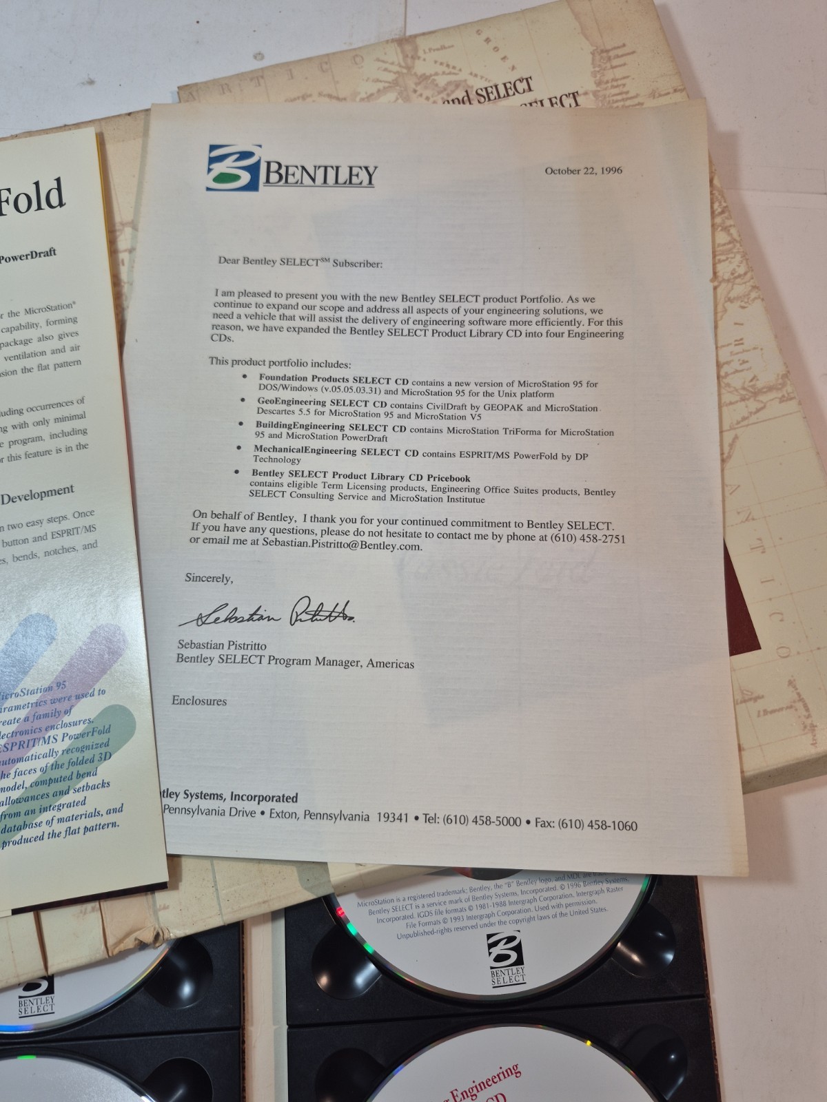 VINTAGE Bentley Select MicroStation Architectural/Engineering Software Portfolio