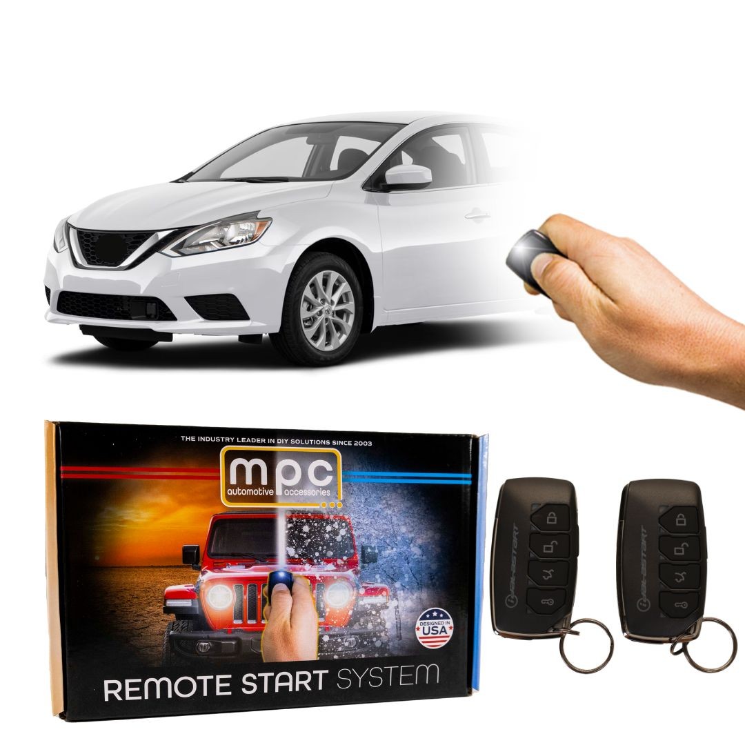 2-Way Remote Start Kit w/Keyless Entry For 2013-2019 Nissan Sentra - T-Harness