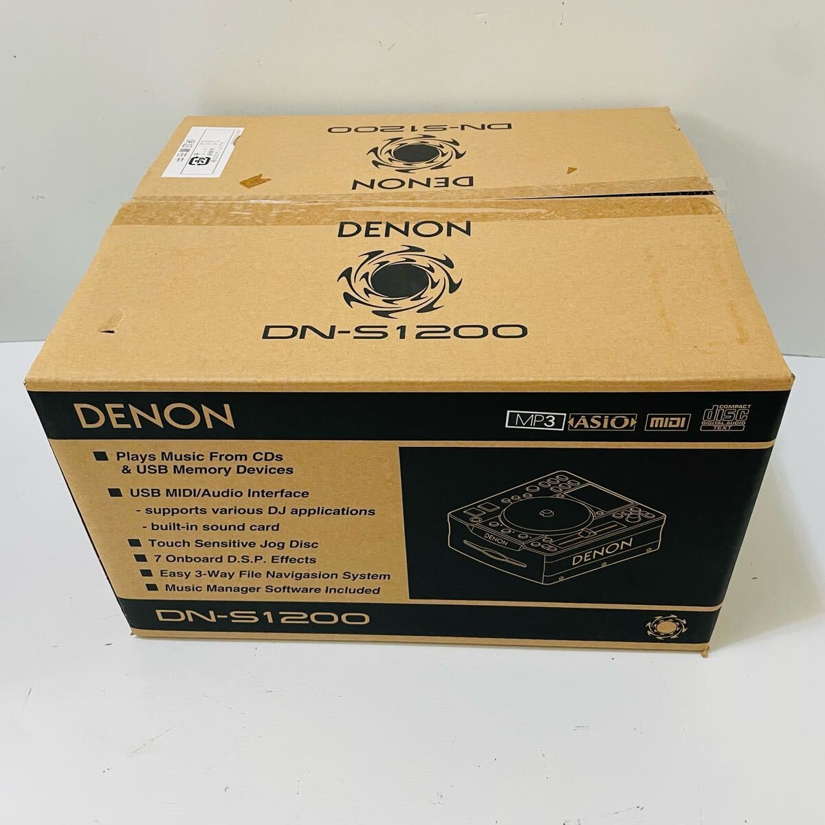 Denon DJ DN-S1200 single Portable CD/MP3 USB Player MIDI Controller