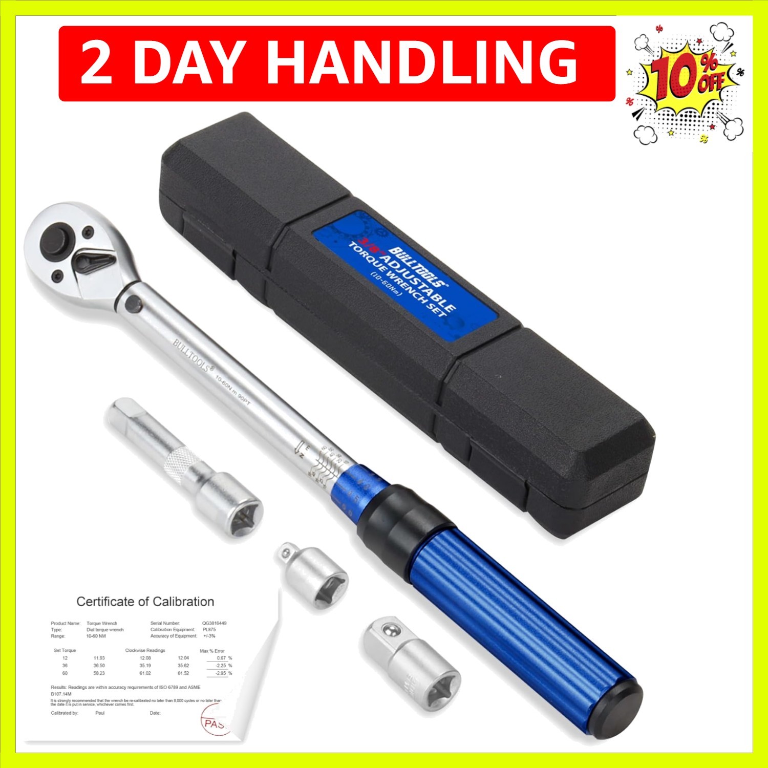 3/8-Inch Drive Click Torque Wrench, Dual-Direction 72-Tooth Torque Wrench Set...