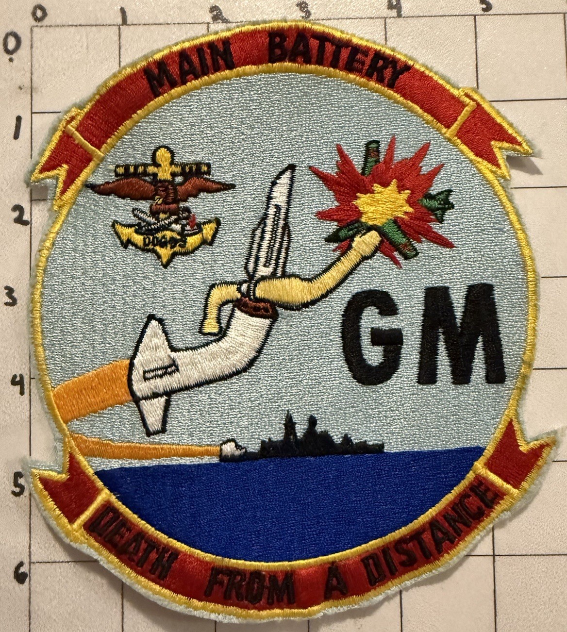 1970s - GWOT Era USN Death From A Distance Main Battery GM Missile Patch (18)