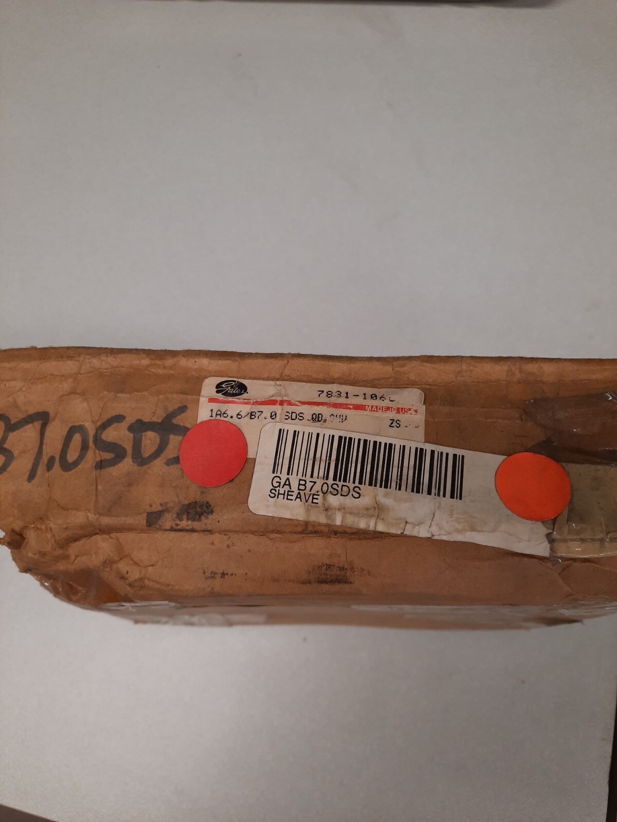 GATES B7.0SDS SHEAVE - REQUIRES SDS BUSHING(SOLD SEPARATE)   BR2