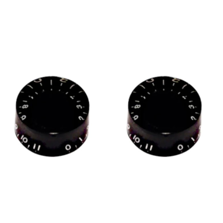 Allparts PK-0132-023 Set of 2 Speed Knobs that go to 11 - Black