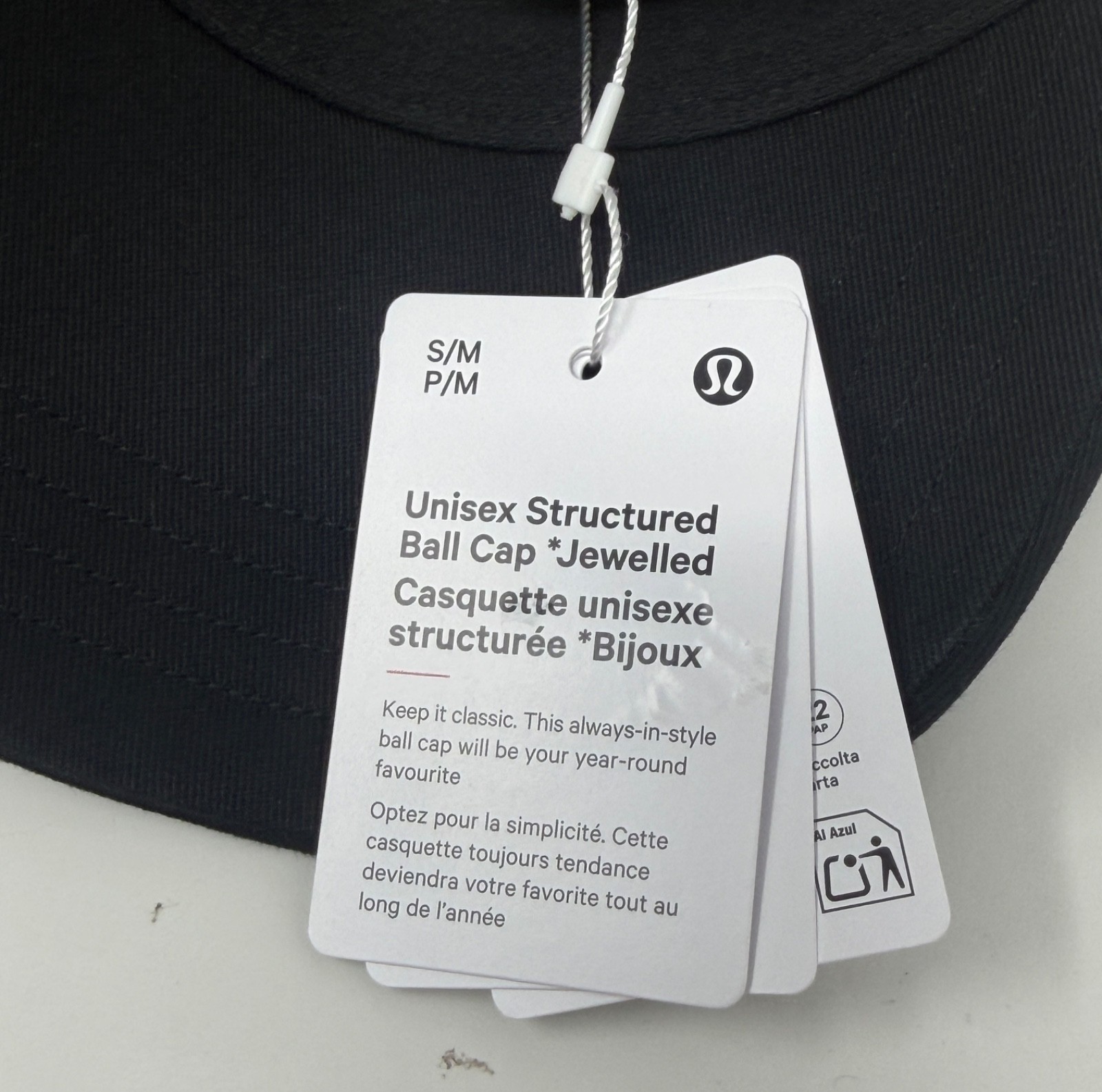 lululemon Unisex Adults Structured Ball Cap Jewelled Size S/M