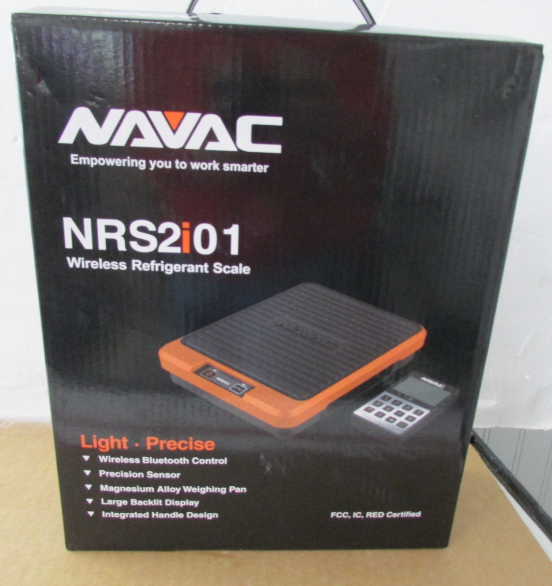 NAVAC Refrigerant Scale Bluetooth Handheld Display Wireless NRS2i01 *NEW*