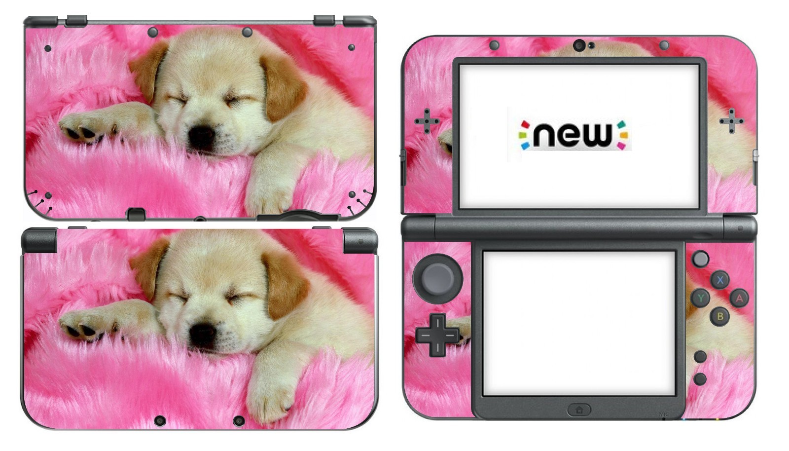 Lovely Dog 237 Vinyl Decal Skin Sticker Game for Nintendo New 3DS XL 2015