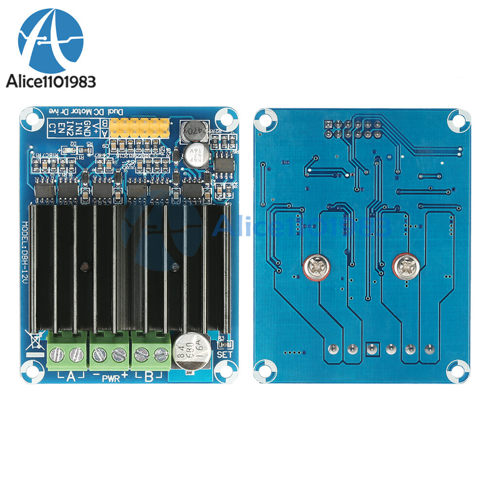 DC 5V-15V 30A Dual Channel With H bridge Motor Drive Module Controller