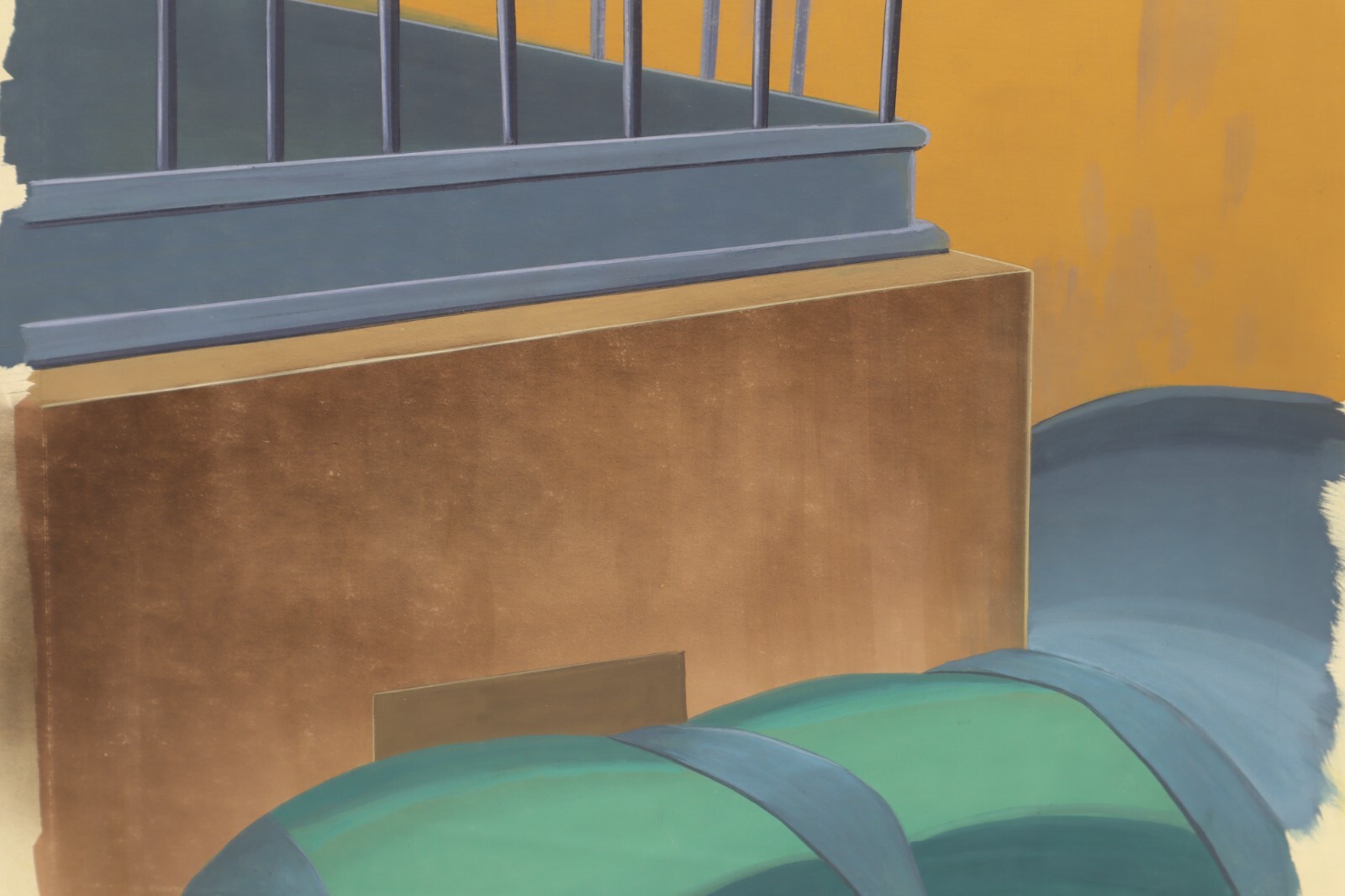 Original Hand Painted Animation Production Background (234-15)