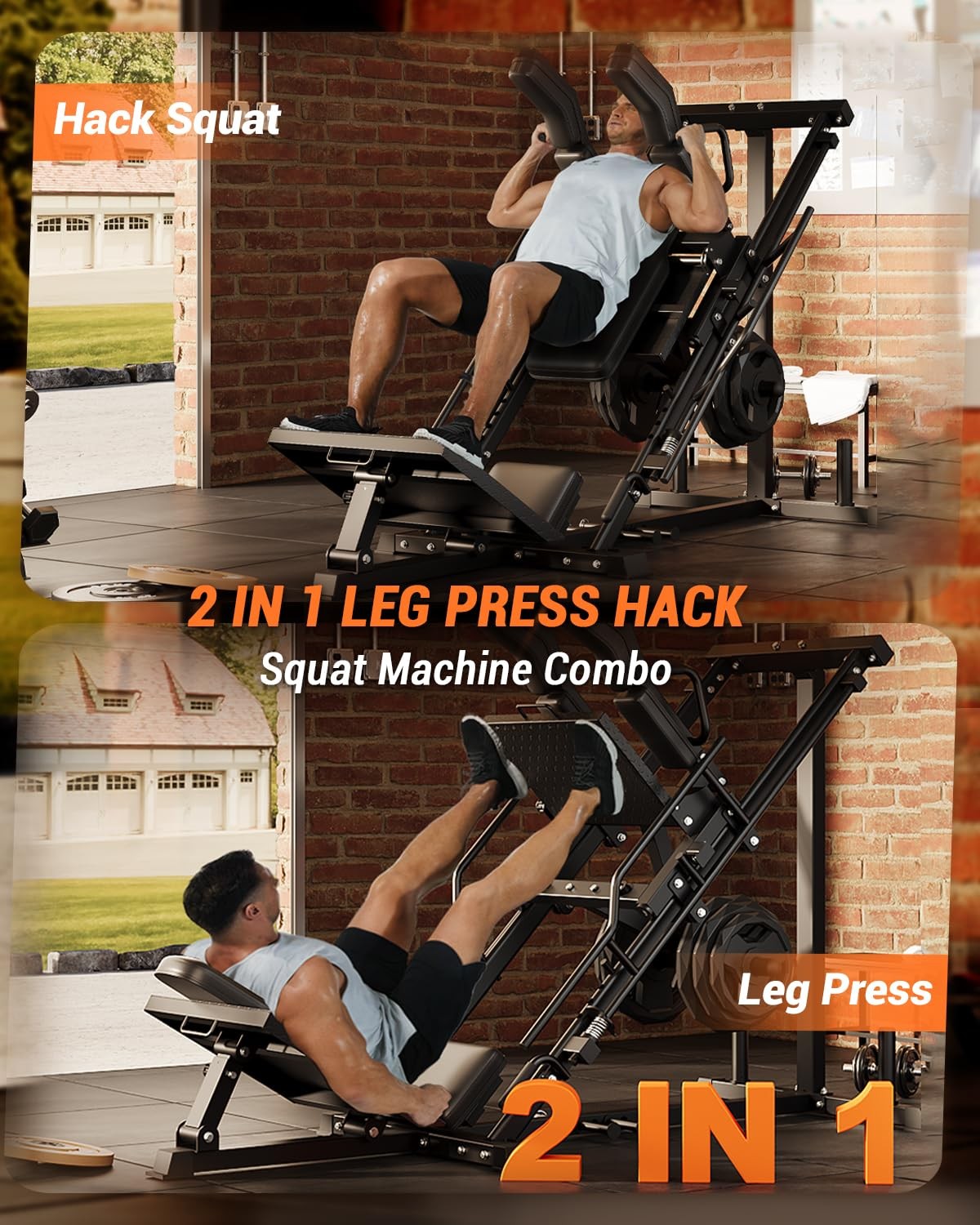 Leg Press Machines for Home Gym Professional Hack Squat Machine Workout Training
