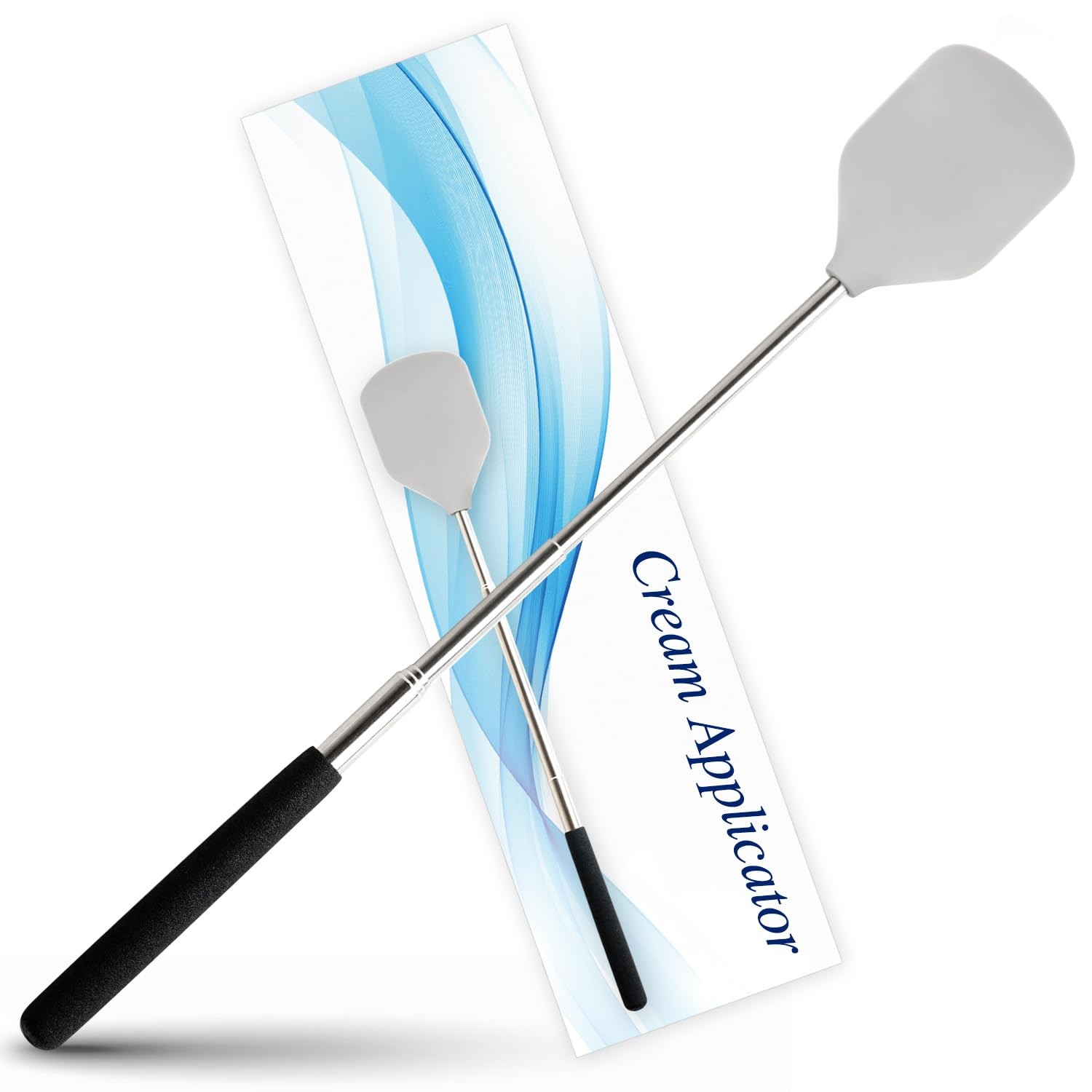 FieldSora Cream Applicator for Back Telescopic Easy to Covers Large Areas