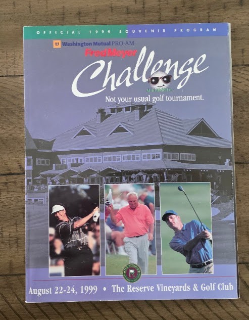 Fred Meyer Challenge Official 1999 Souvenir Program - PGA - Golf
