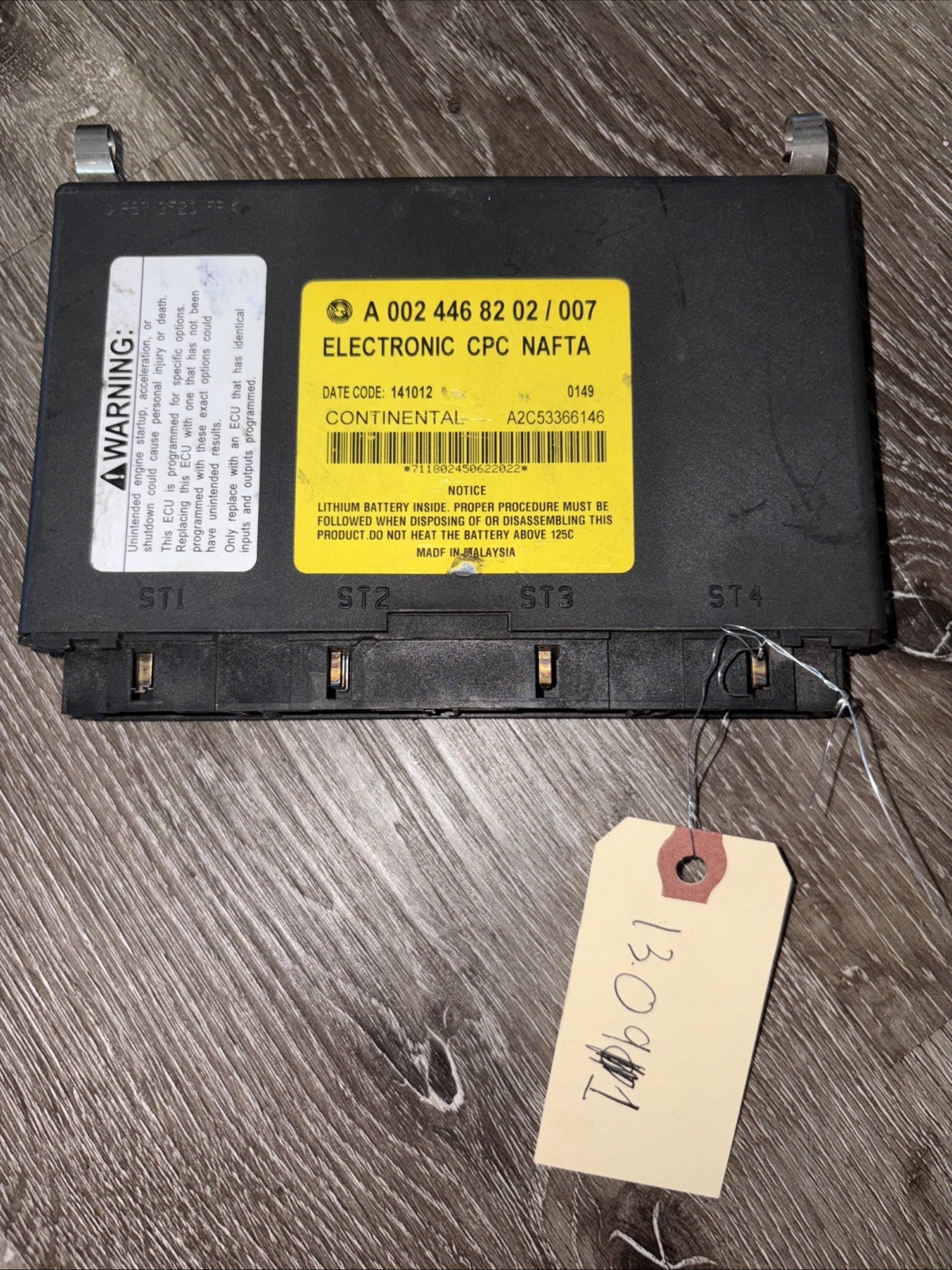 FREIGHTLINER Cascadia CPC NAFTA Cab Control Unit Module A 002 446 82 02 / 007