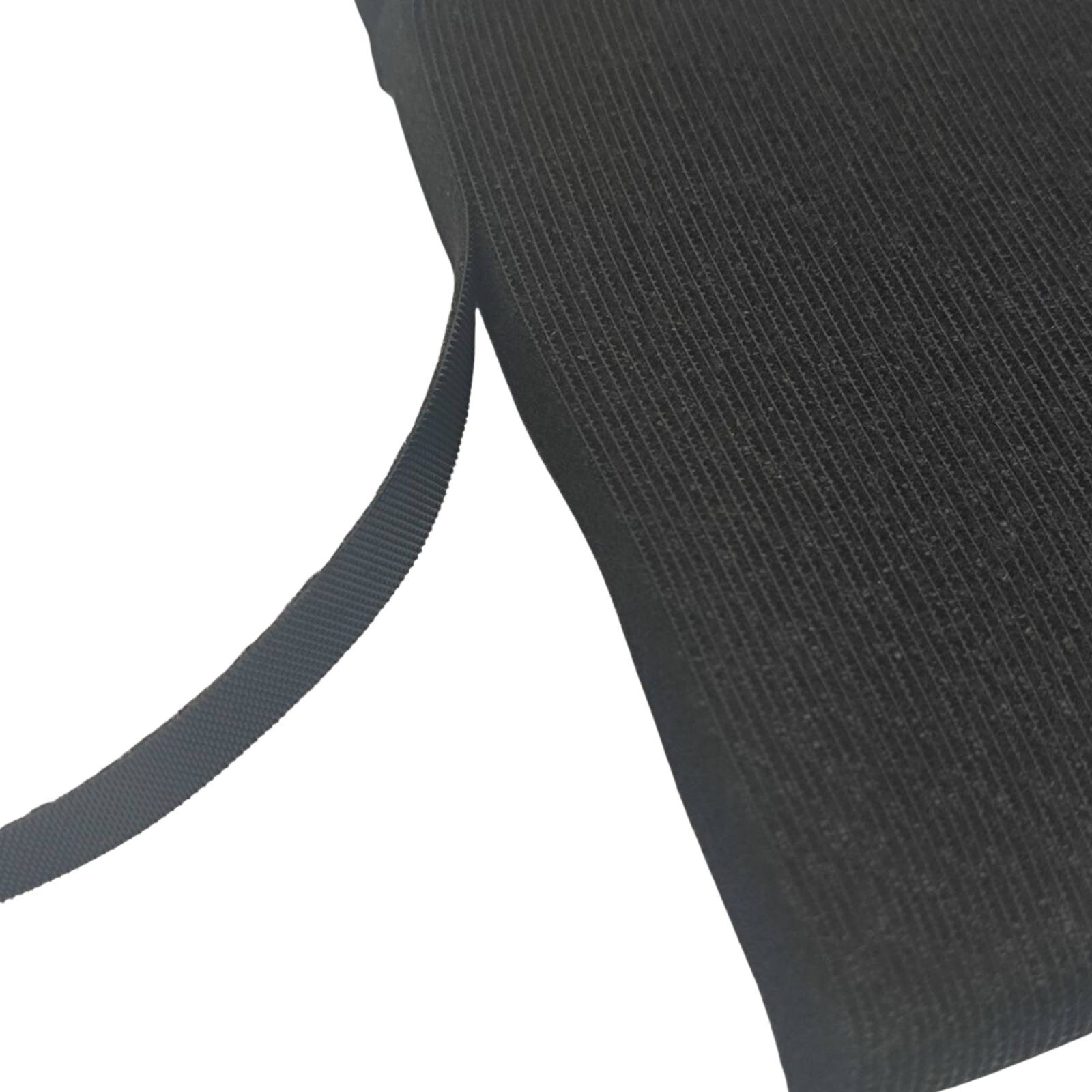 100Pcs Cable Straps Black Wire Cord Hook Loop Ties Reusable Fastening Organizer