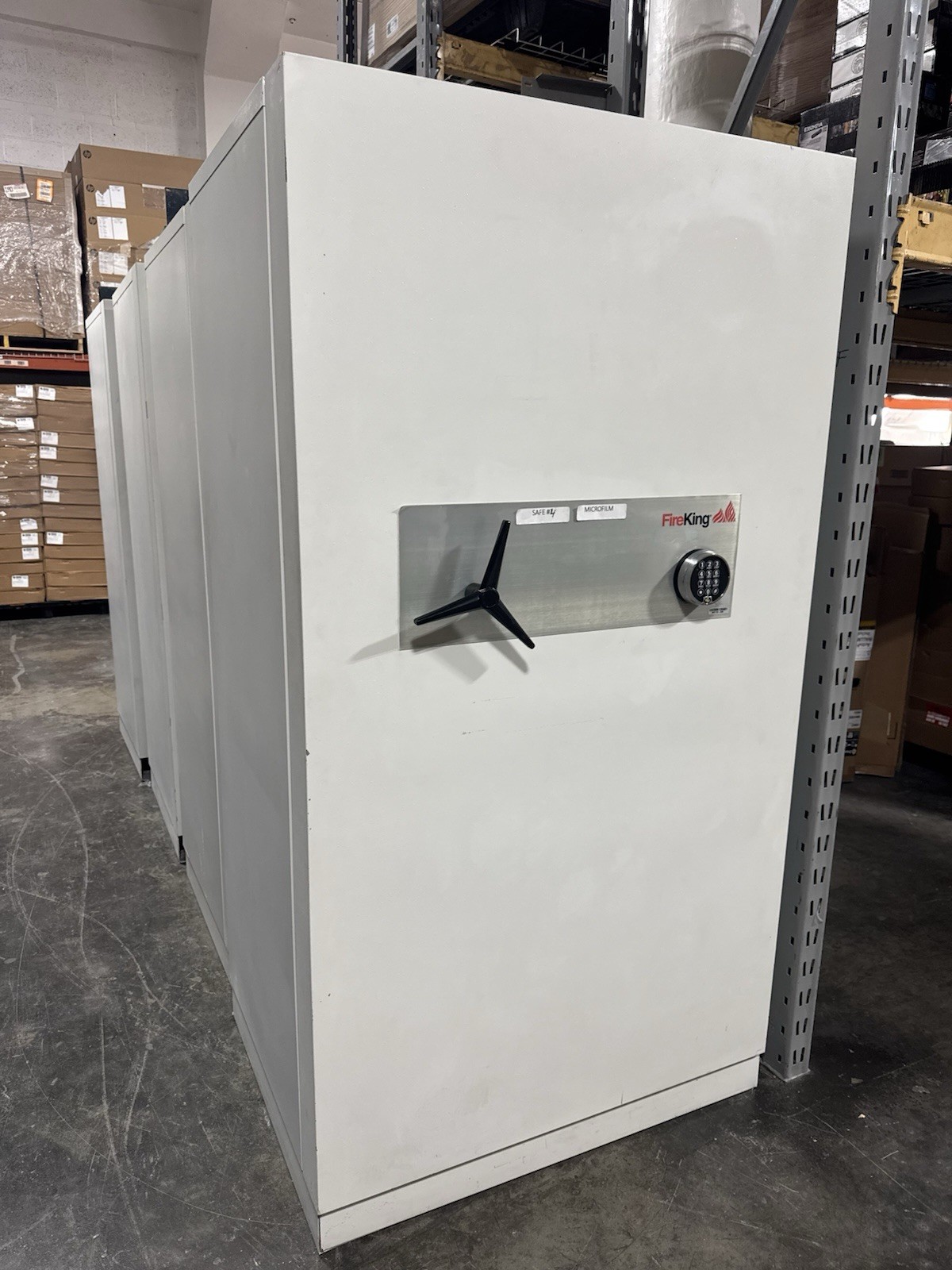 FireKing Data Safe, 2-Hour Fire/Impact Rating 41 x 30.5 x 77 Cream