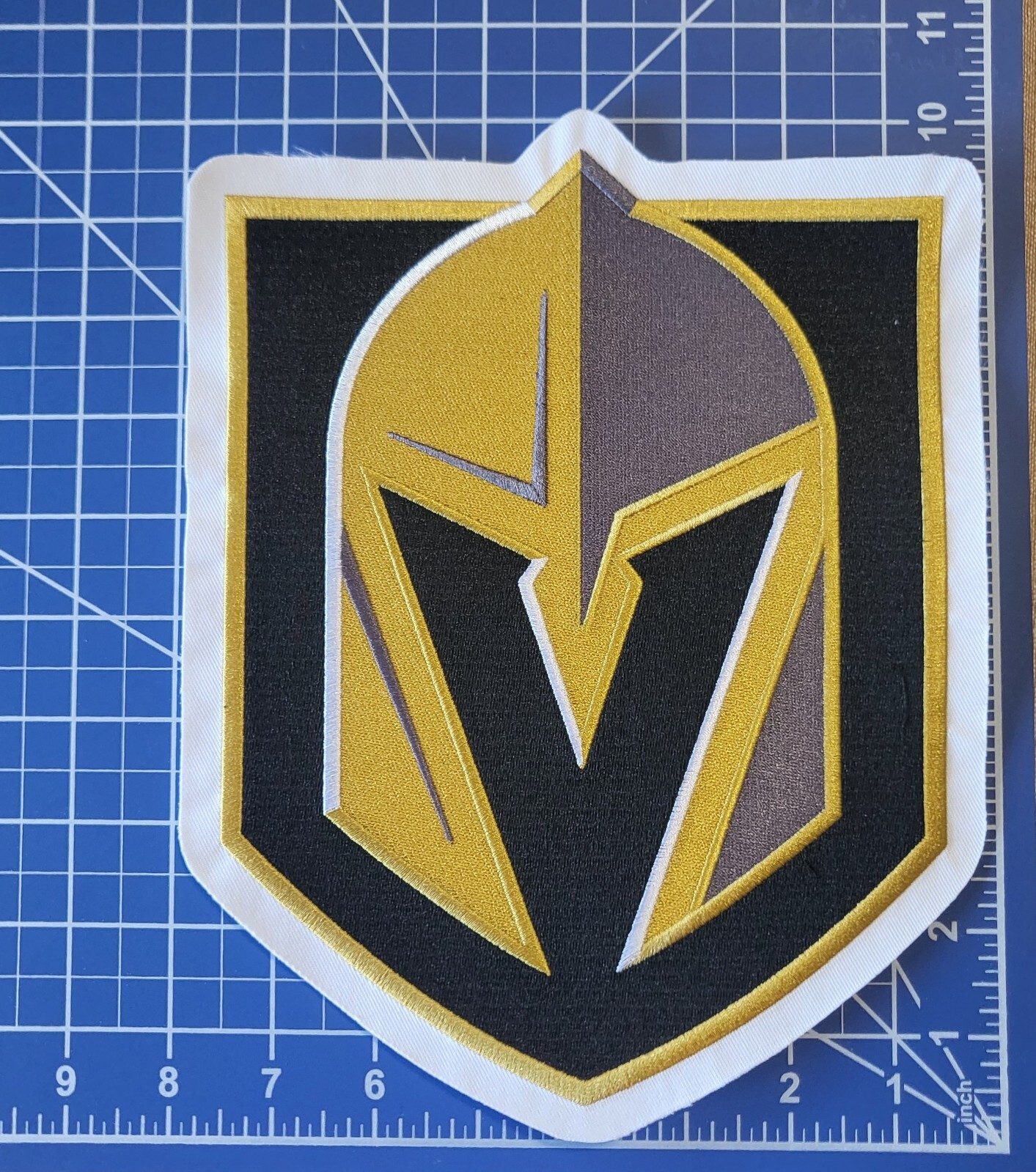 Vegas Golden Knights 10" Jacket Size Iron/Sew- Embroidered Patch! Free Shipping!