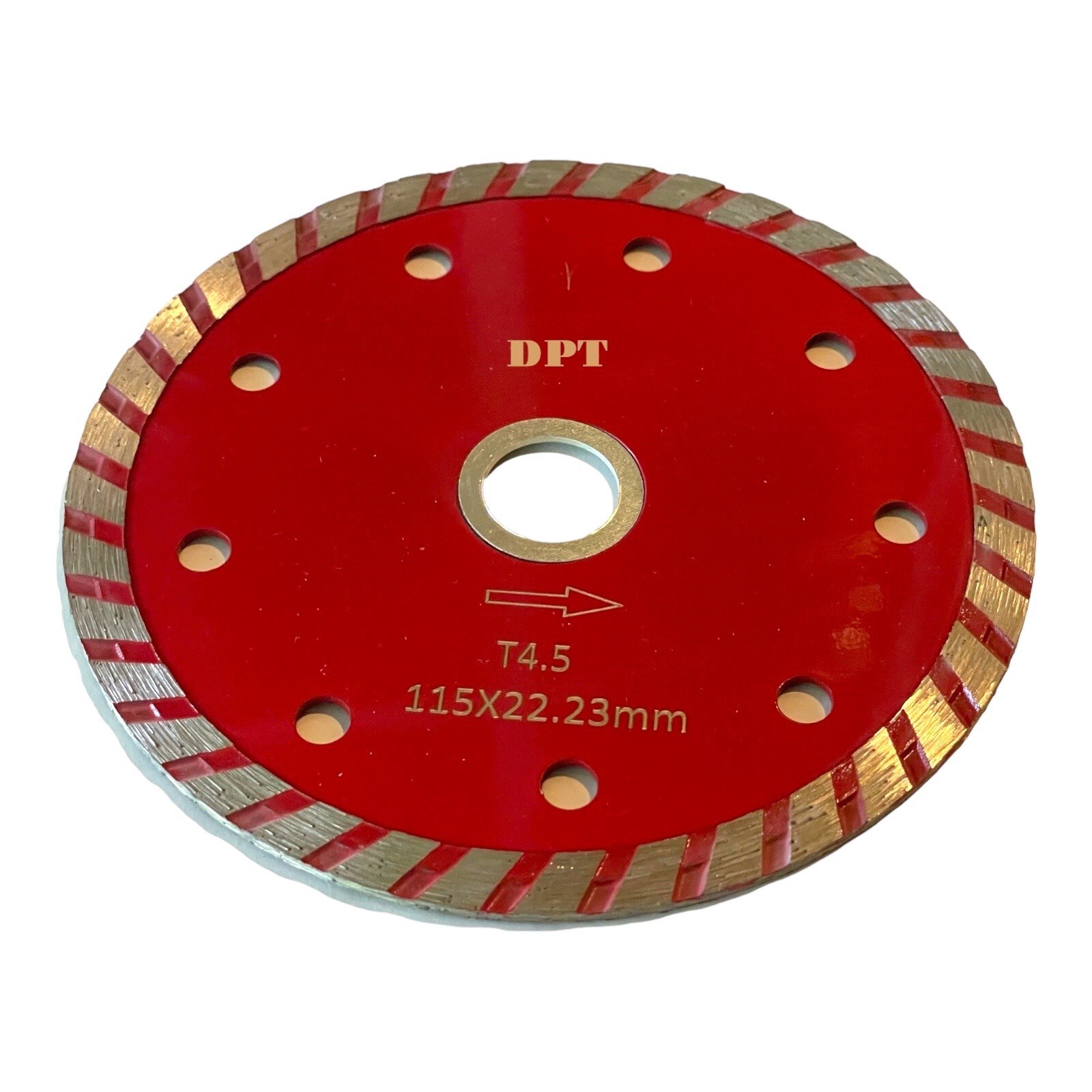 4.5" Diamond Tile Turbo Saw Blade Cutting Ceramic Bricks Concrete Stone Masonry