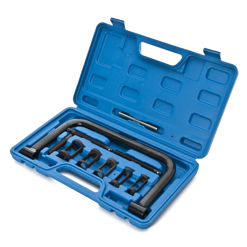 Cylinder Head Valve Spring Installer Remover Tool Set OHV/OHC Compressor Engine