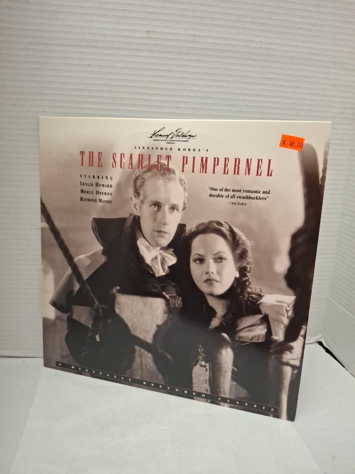 THE SCARLET PIMPERNEL (1935,LASERDISC)LESLIE HOWARD, MERLE OBERON,CLASSIC FILM