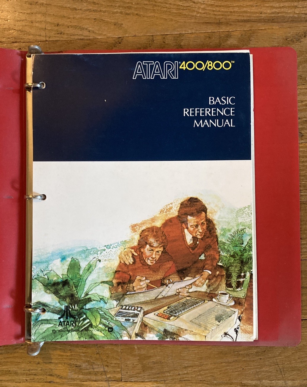 OEM Atari 400 / 800 Basic Home Computer Manual - 120 + Pages- 1980- Printed USA