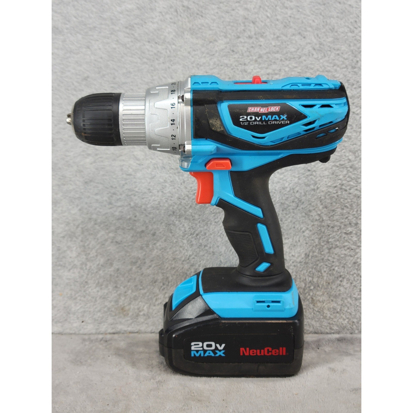 Channellock 20V Max 1/2" Cordless Drill Driver JD631020A with NeuCell Battery